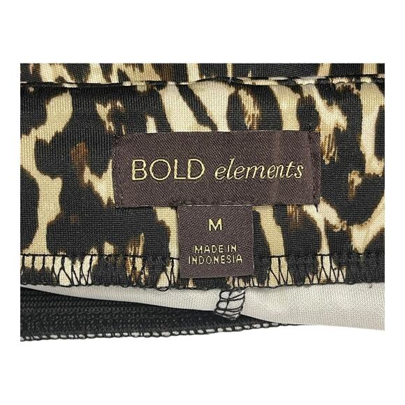 Bold Elements Leopard Print Pencil Skirt – Size M - Picture 4 of 6